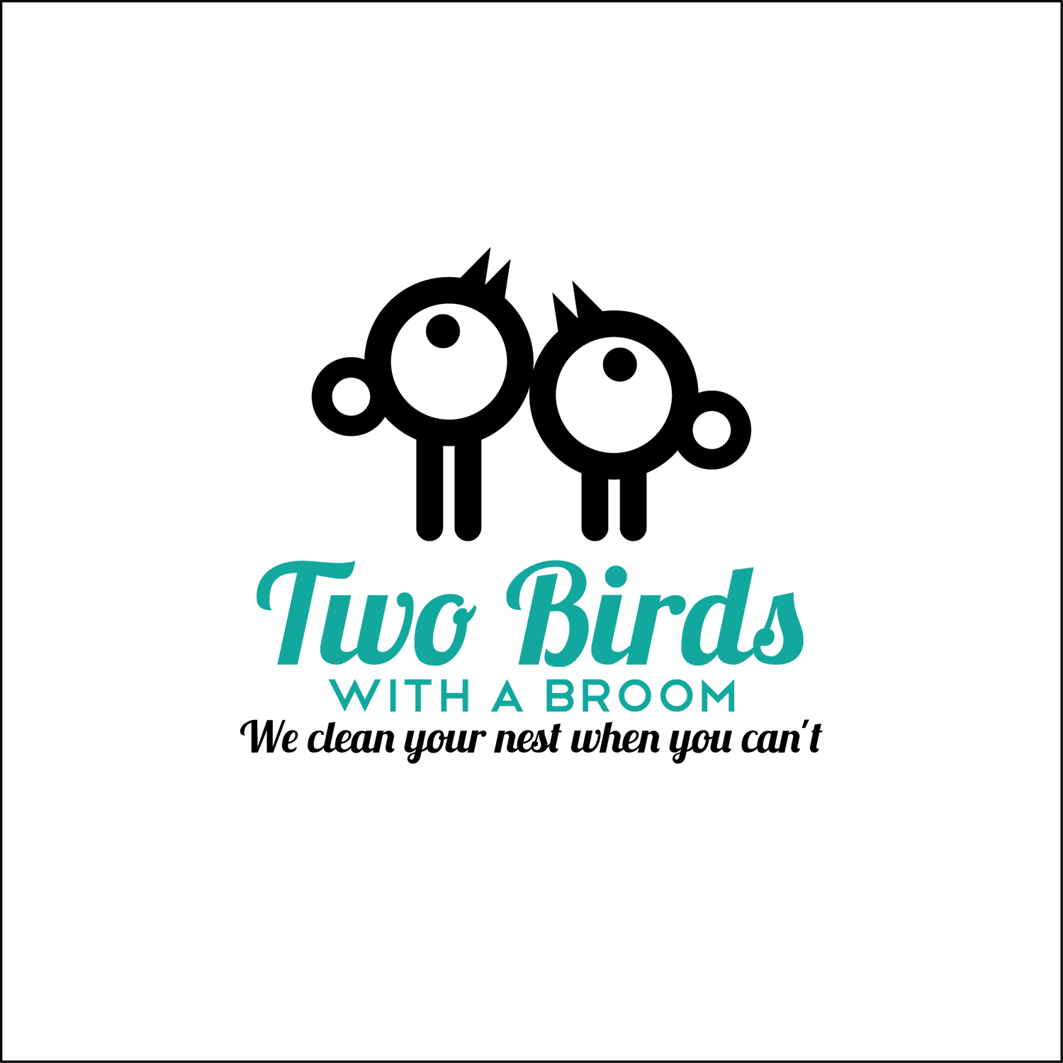 Logo Design by iqbalkabir for Two Birds With A Broom | Design #9599717
