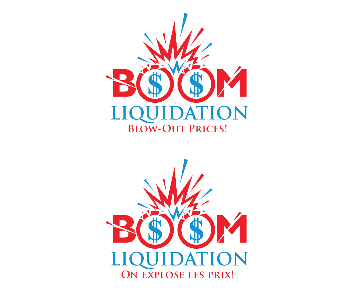 Logo Design by prodesigns99 for Boom Liquidation | Design #9593315