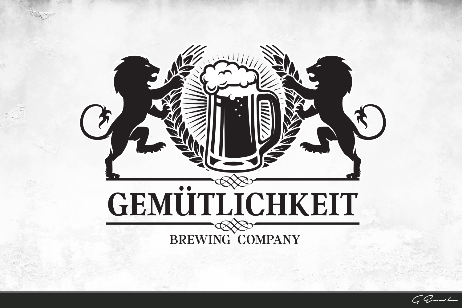 Logo Design by gekgrfx for Gemutlichkeit Brewing Company | Design #9815962