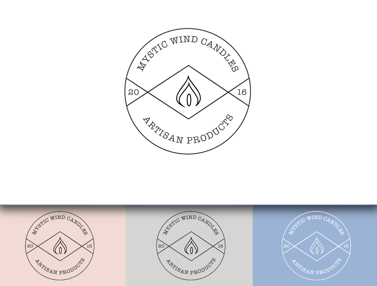 Logo Design by wonderland for Mystic Wind Candles | Design #9623197