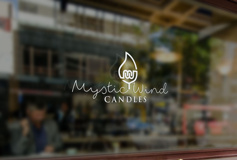 Logo Design by site for Mystic Wind Candles | Design #9636836