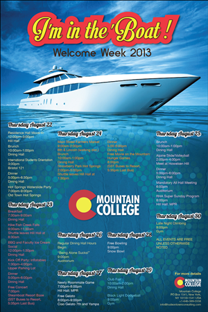 Poster-Design von Gayan Abe für Colorado Mountain College | Design: #2109897