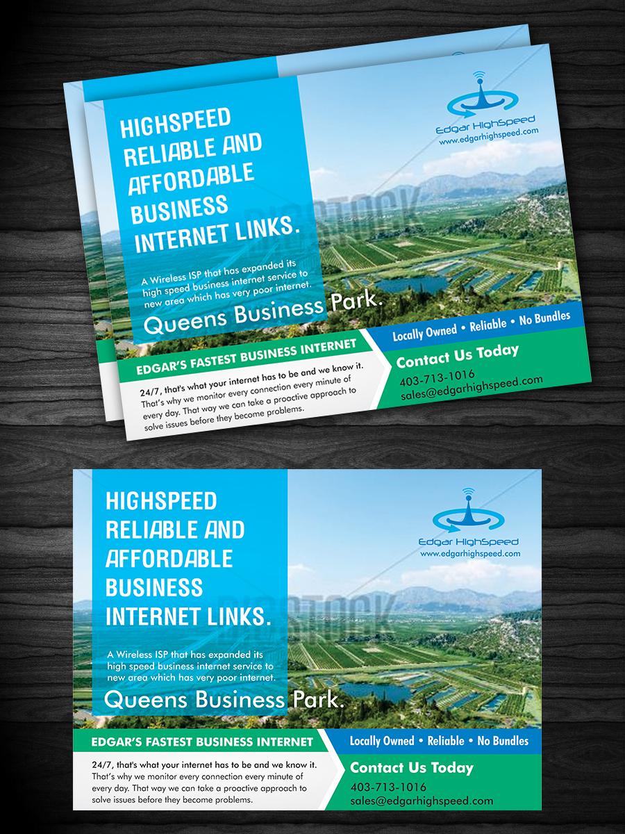 Flyer Design by ecorokerz for Edgar HighSpeed Inc | Design #9598673