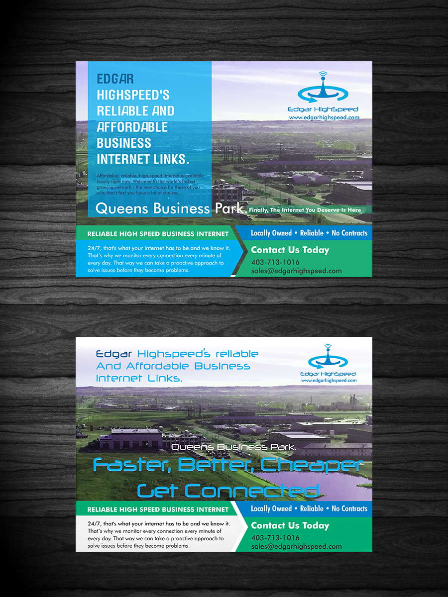 Flyer Design by ecorokerz for Edgar HighSpeed Inc | Design #9620253