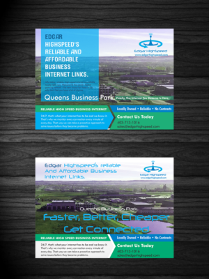 Flyer Design by ecorokerz for Edgar HighSpeed Inc | Design: #9620253