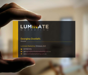 Business Card Design by INDIAN_Ashok for Luminate Marketing | Design: #9599535
