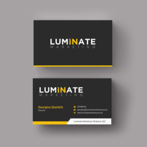 Business Card Design by INDIAN_Ashok for Luminate Marketing | Design: #9599542