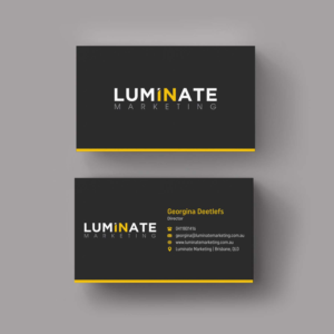 Business Card Design by INDIAN_Ashok for Luminate Marketing | Design: #9599545