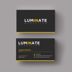 Business Card Design by INDIAN_Ashok for Luminate Marketing | Design: #9599548
