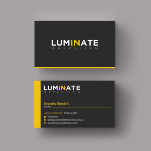 Business Card Design by INDIAN_Ashok for Luminate Marketing | Design: #9599550