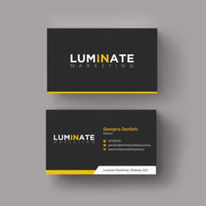 Business Card Design by INDIAN_Ashok for Luminate Marketing | Design: #9599553