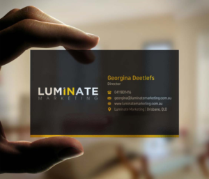 Business Card Design by INDIAN_Ashok for Luminate Marketing | Design: #9599554