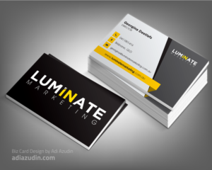 Business Card Design by adiazudin for Luminate Marketing | Design #9595677