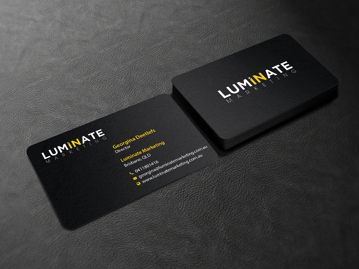 Business Card Design by Creations Box 2015 for Luminate Marketing | Design #9601421