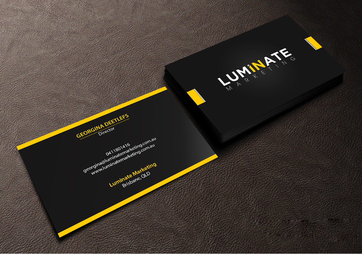 Business Card Design by Creations Box 2015 for Luminate Marketing | Design #9601423