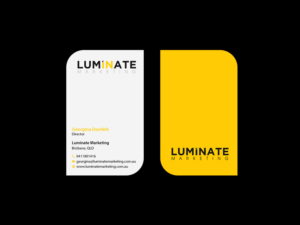 Business Card Design by Creations Box 2015 for Luminate Marketing | Design: #9601429