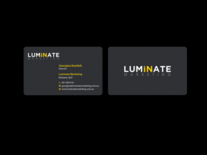 Business Card Design by Creations Box 2015 for Luminate Marketing | Design: #9601436