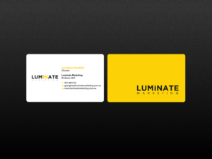 Business Card Design by Creations Box 2015 for Luminate Marketing | Design: #9604194
