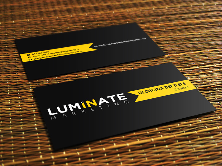 Diseño de Tarjeta de Presentación por Omee63 para Luminate Marketing | Diseño #9598644