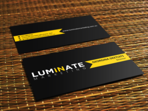 Business Card Design by Omee63 for Luminate Marketing | Design: #9598644