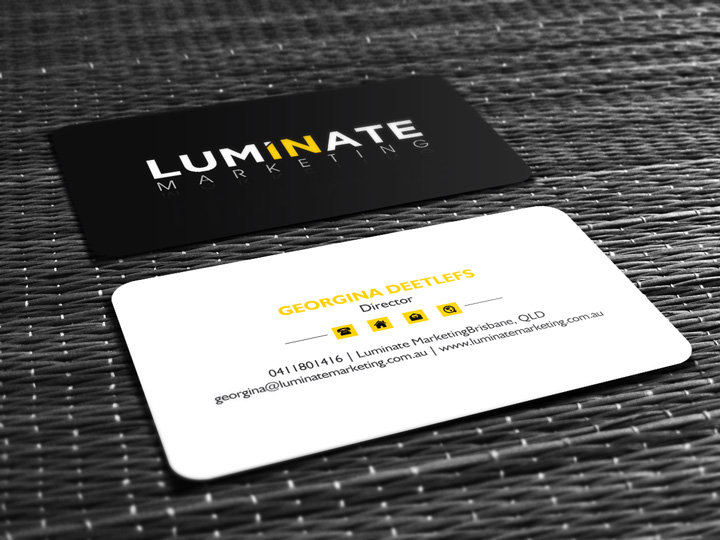 Diseño de Tarjeta de Presentación por Omee63 para Luminate Marketing | Diseño #9598705