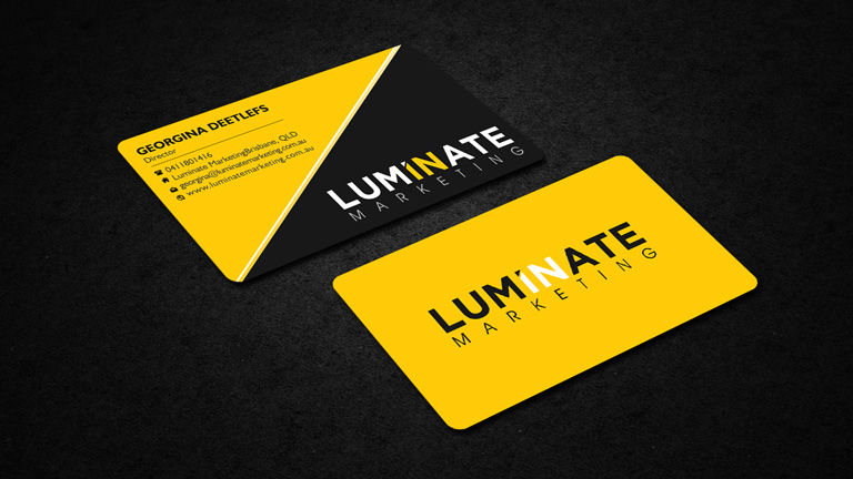 Business Card Design by Omee63 for Luminate Marketing | Design #9598741