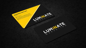 Business Card Design by Omee63 for Luminate Marketing | Design: #9611436