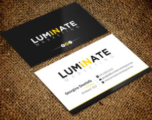 Business Card Design by Brand aid for Luminate Marketing | Design: #9621778