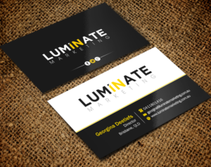 Business Card Design by Brand aid for Luminate Marketing | Design: #9621779