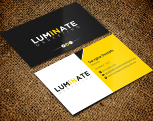Business Card Design by Brand aid for Luminate Marketing | Design: #9621780