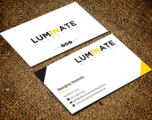 Business Card Design by Brand aid for Luminate Marketing | Design: #9621786