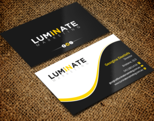 Business Card Design by Brand aid for Luminate Marketing | Design: #9621799