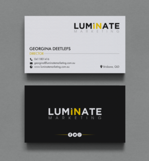 Business Card Design by chandrayaan.creative for Luminate Marketing | Design: #9622211