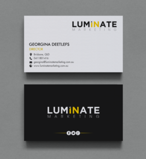 Business Card Design by chandrayaan.creative for Luminate Marketing | Design: #9622214