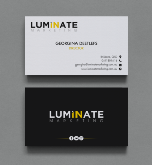 Business Card Design by chandrayaan.creative for Luminate Marketing | Design: #9622217