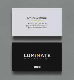 Business Card Design by chandrayaan.creative for Luminate Marketing | Design: #9622219