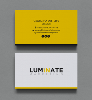 Business Card Design by chandrayaan.creative for Luminate Marketing | Design: #9622220