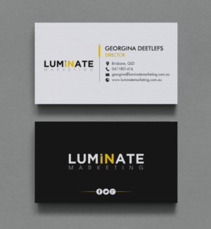 Business Card Design by chandrayaan.creative for Luminate Marketing | Design: #9622221