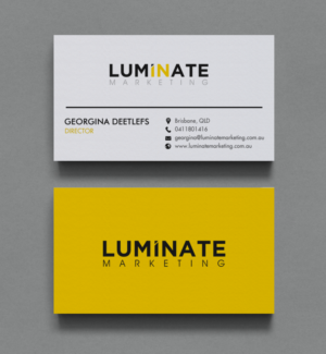 Business Card Design by chandrayaan.creative for Luminate Marketing | Design: #9622224