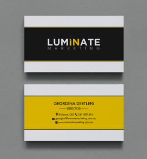 Business Card Design by chandrayaan.creative for Luminate Marketing | Design: #9622227