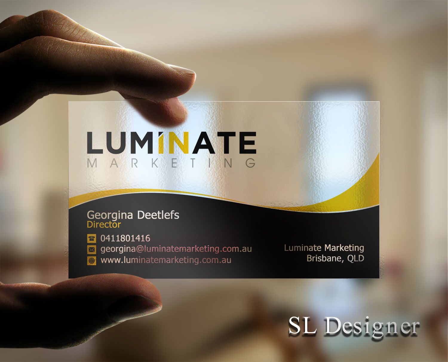 Business Card Design by SL Designer for Luminate Marketing | Design #9595438