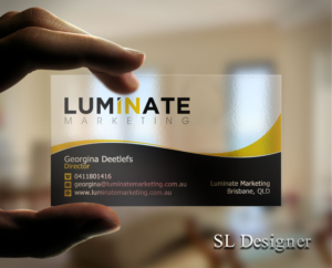 Business Card Design by SL Designer for Luminate Marketing | Design: #9595438