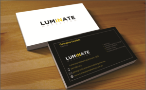 Business Card Design by matoshreedesign for Luminate Marketing | Design: #9598913