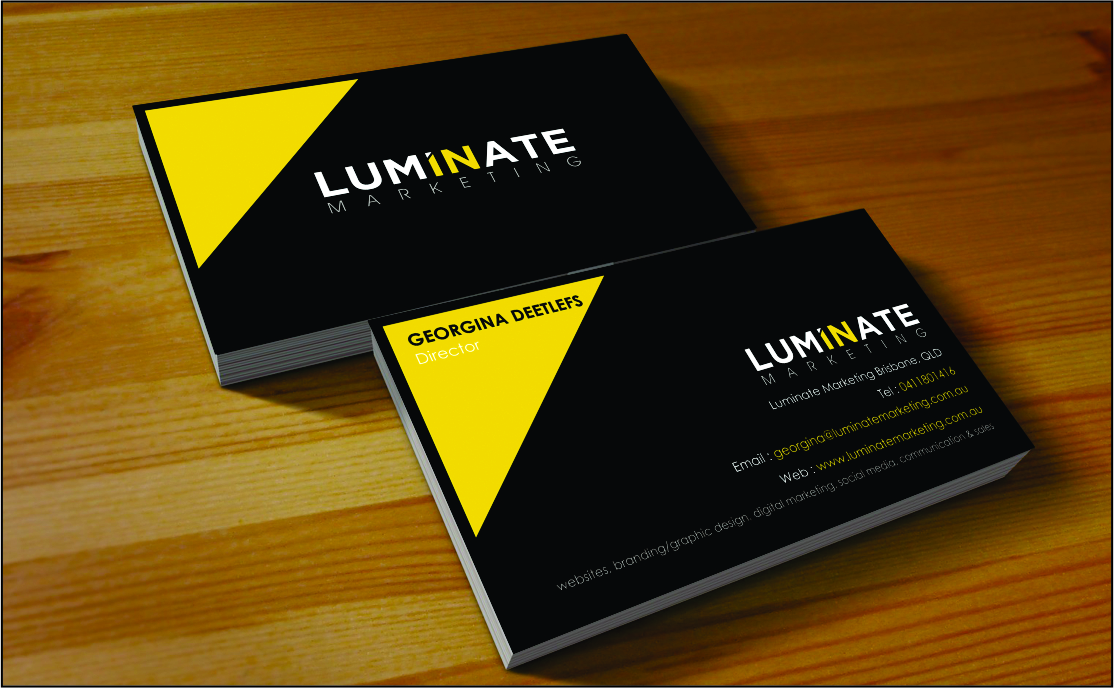 Business Card Design by matoshreedesign for Luminate Marketing | Design #9598964