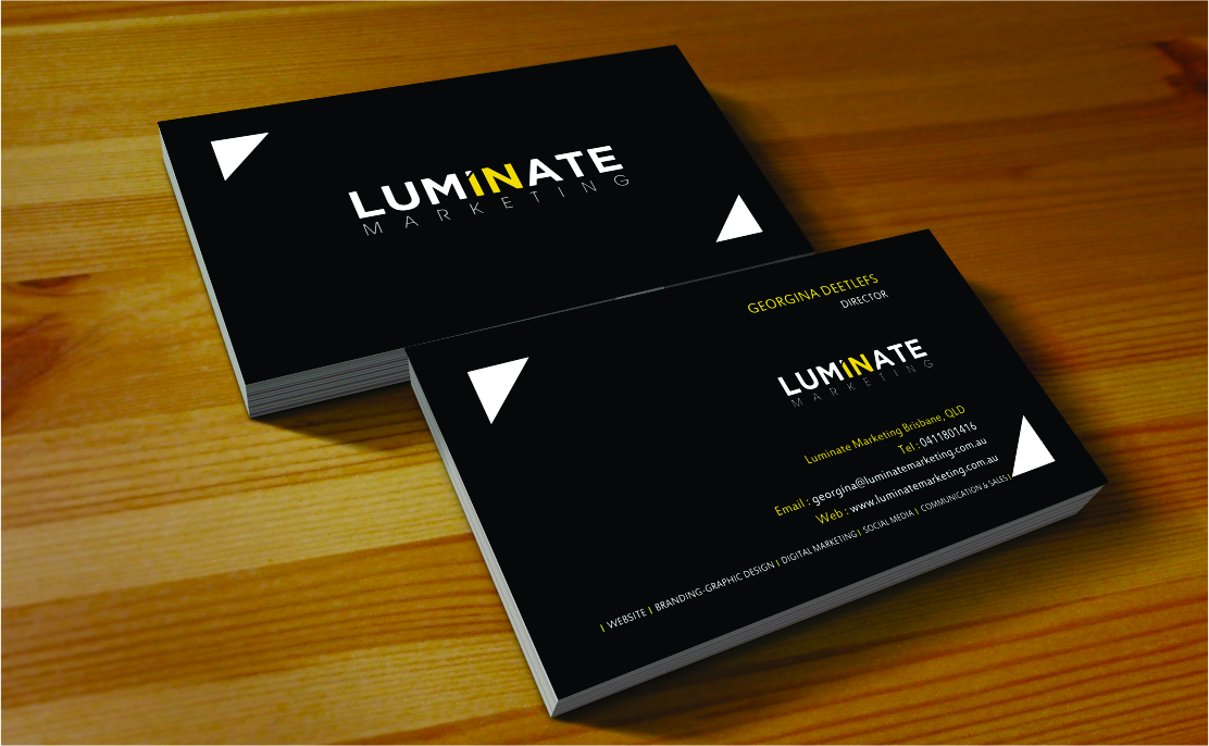 Business Card Design by matoshreedesign for Luminate Marketing | Design #9613057