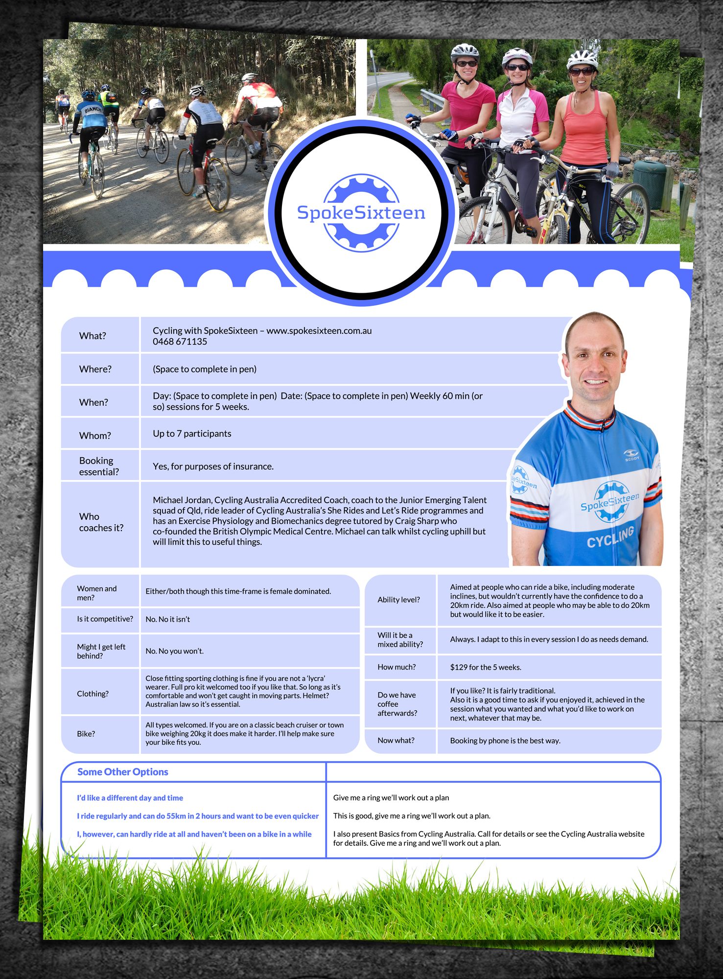 Flyer Design by debdesign for SpokeSixteen | Design #9696509