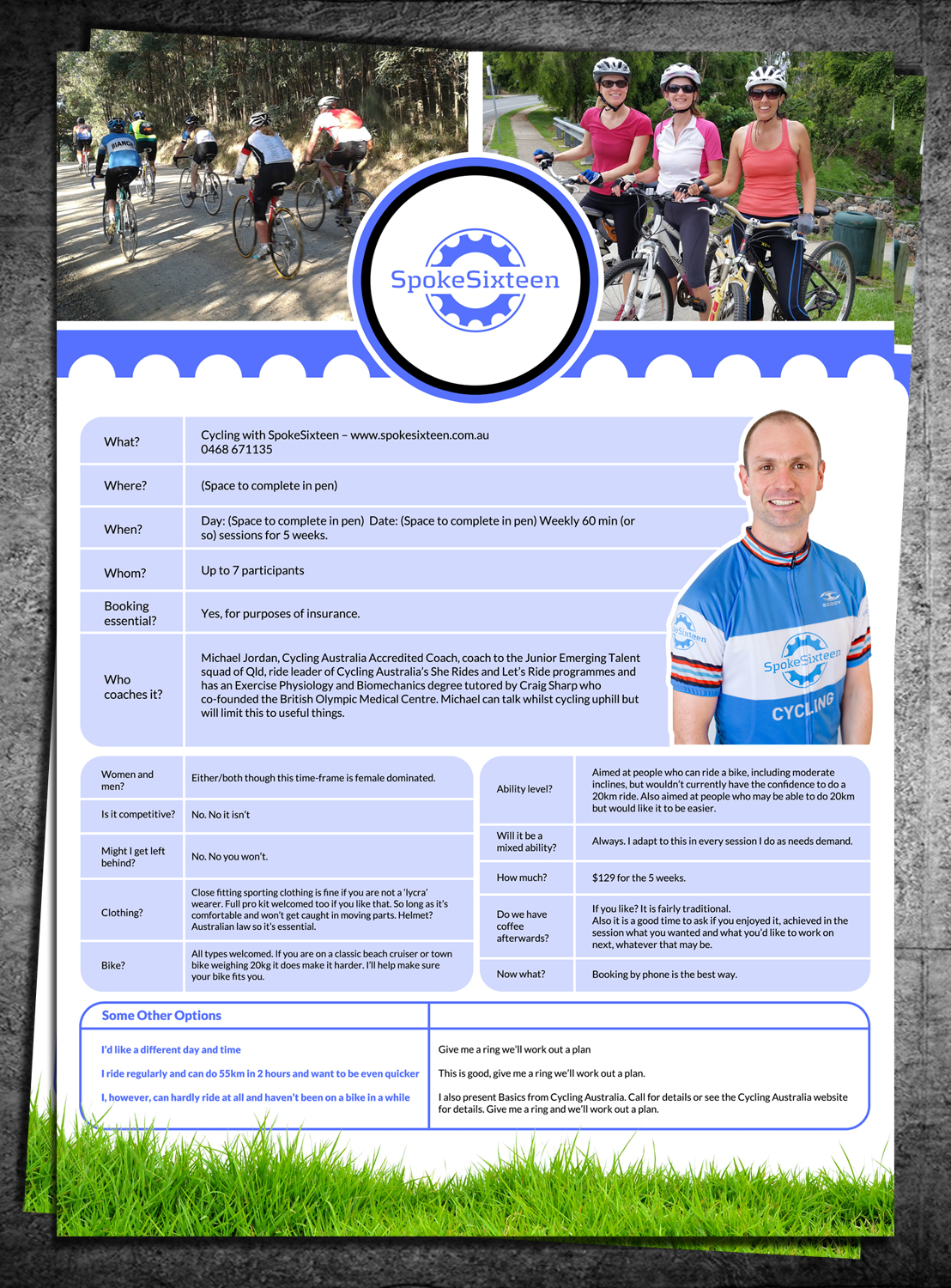 Flyer Design by debdesign for SpokeSixteen | Design #9696510