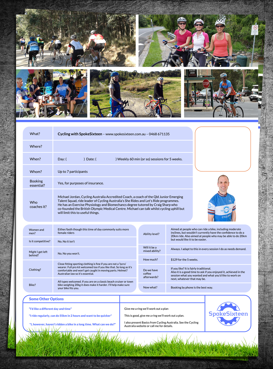 Flyer Design by debdesign for SpokeSixteen | Design #9777875