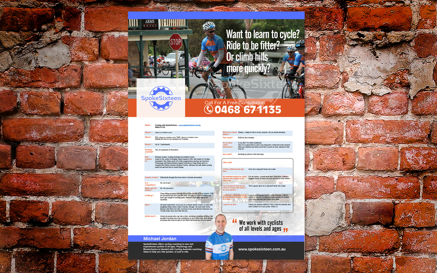 Flyer Design by pivotaldesign.biz for SpokeSixteen | Design #9617151