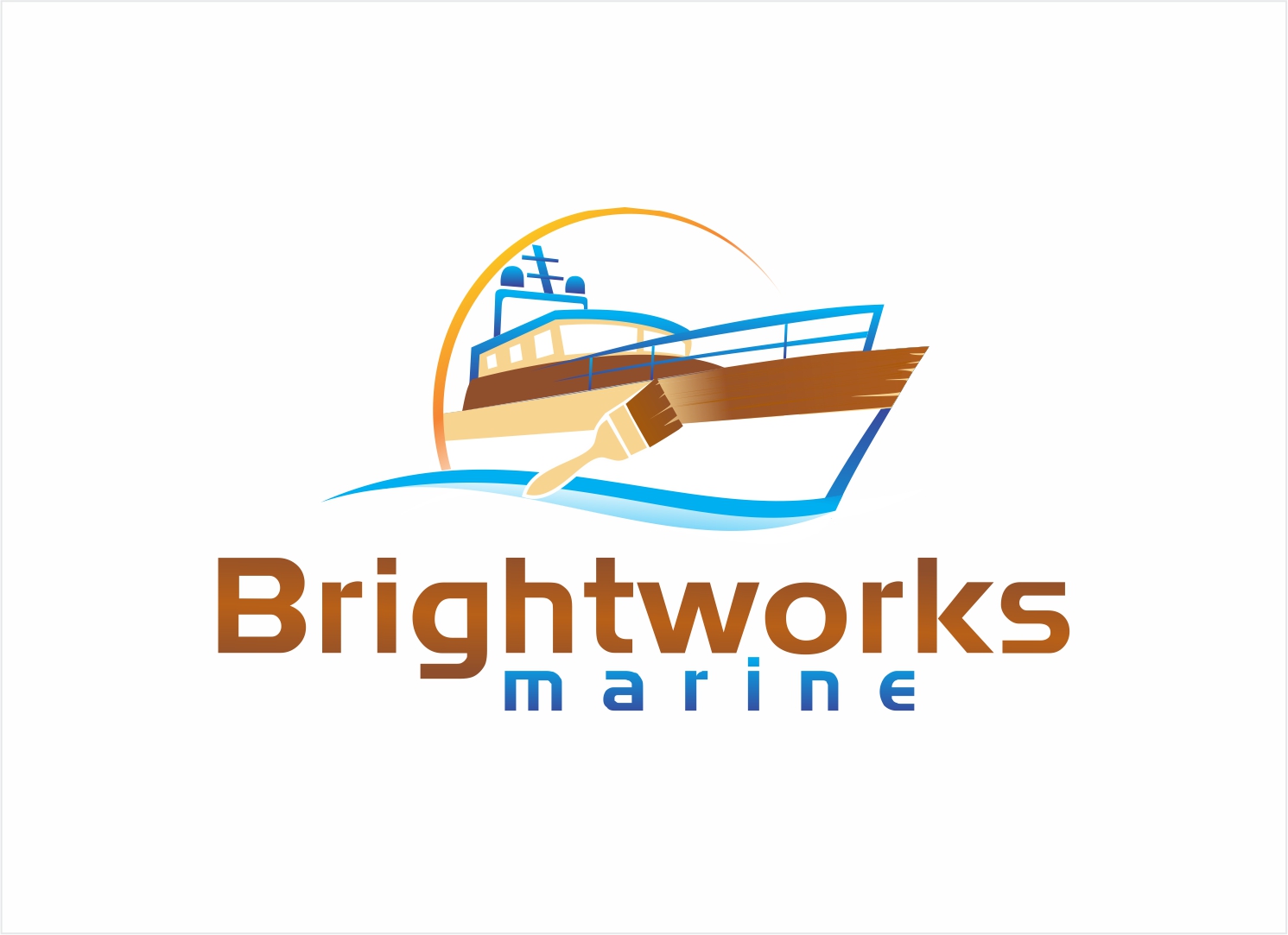 Logo Design by hih7 for Brightworks Marine | Design: #9868271